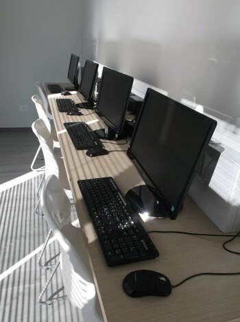 Aula quiz con computer